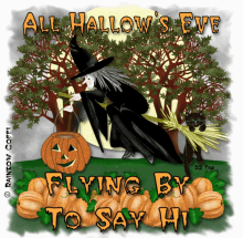 Mjh All Hallows Eve GIF - Mjh All Hallows Eve Flying By To Say Hi GIFs