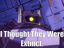 Tranformers Shockwave GIF - Tranformers Shockwave I Thought They Were Extinct GIFs