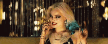Harley Quinn How You Doing GIF - Harley Quinn How You Doing Roll Your Hair GIFs