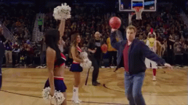 Watch Will Ferrell whack a cheerleader