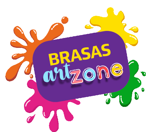 Brasas Brasas Art Zone Sticker - Brasas Brasas Art Zone Brasas English Course Stickers