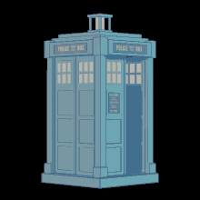 Tardis Doctor Who GIF - Tardis Doctor Who Cartoon GIFs