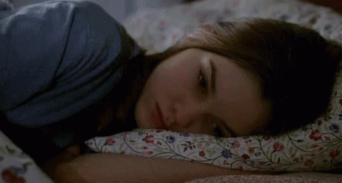 Blinking Girl GIF - Blinking Girl Laying GIFs