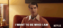 I Want To Be Who I Am Darren Criss GIF - I Want To Be Who I Am Darren Criss Raymond Ainsley GIFs