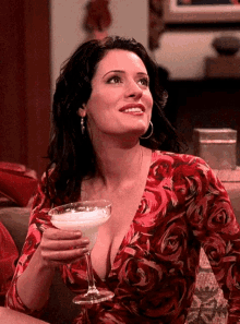 Paget Brewster Cheers GIF - Paget Brewster Cheers Two And A Half Men GIFs