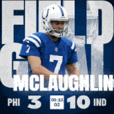 a poster of a football player with the number 7 on it