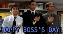 Happy Boss Day GIF - The Office Happy Boss Day GIFs
