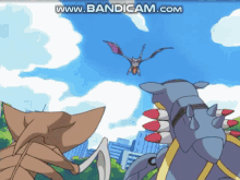 Pokemon Armaldo And Kabutops Hyper Beam GIF - Pokemon Armaldo And Kabutops Hyper Beam Aerodactyl GIFs