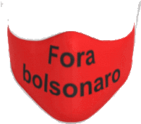 Fora Bolsonaro Mask Sticker