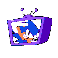 Sonic Tv Gif Pizza Tower Sticker