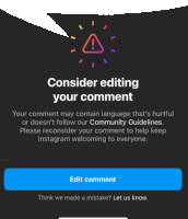 Consider Editing Your Comment Instagram Sticker - Consider Editing Your Comment Instagram My Reaction Stickers