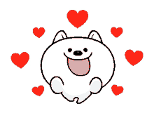 akirambow smile person cute dog hearts