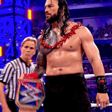Roman Reigns Universal Champion GIF - Roman Reigns Universal Champion Seth Rollins GIFs