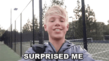 Surprised Me Carson Lueders GIF - Surprised Me Carson Lueders Astonished Me GIFs