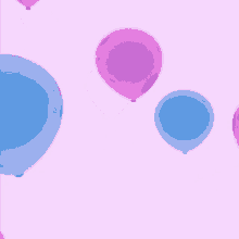 balloons pink blue