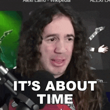 It'S About Time Bradley Hall GIF - It'S About Time Bradley Hall The Time Has Come GIFs