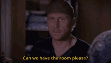 Greys Anatomy Owen Hunt GIF - Greys Anatomy Owen Hunt Can We Have The Room Please GIFs