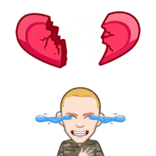 Military Hearts GIF - Military Hearts Crying GIFs