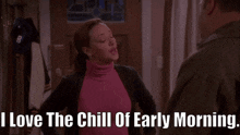 The King Of Queens Carrie Heffernan GIF - The King Of Queens Carrie Heffernan I Love The Chill Of Early Morning GIFs