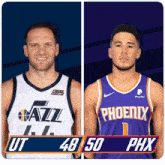Utah Jazz (48) Vs. Phoenix Suns (50) Half-time Break GIF - Nba Basketball Nba 2021 GIFs