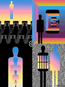 Silhouette Colorful GIF - Silhouette Colorful Instagram GIFs