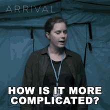 how is it more complicated amy adams louise banks arrival how is it more complex