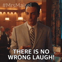 There Is No Wrong Laugh Gordon Ford GIF - There Is No Wrong Laugh Gordon Ford The Marvelous Mrs Maisel GIFs