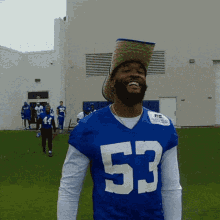 Shaquille Leonard Howdy GIF - Shaquille Leonard Howdy Colts GIFs