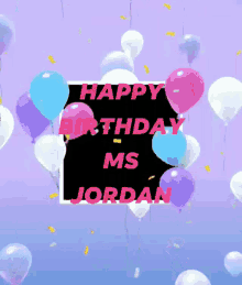 Happy Birthday Más Jordan GIF - Happy Birthday Más Jordan Balloons GIFs