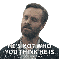 He'S Not Who You Think He Is Gilbert Sticker - He'S Not Who You Think He Is Gilbert Bodkin Stickers