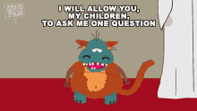 I Will Allow You To Ask Me One Question God GIF - I Will Allow You To Ask Me One Question God South Park GIFs