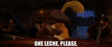 Puss In Boots One Leche Please GIF - Puss In Boots One Leche Please Leche GIFs