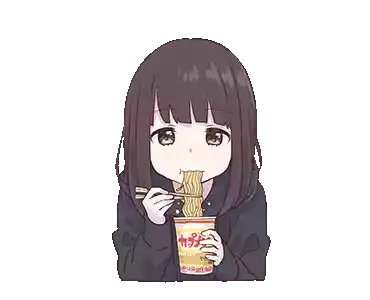Mmm Noodles Sticker - Mmm Noodles Anime Stickers