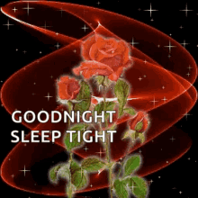 sweet dreams sparkles flowers good night sleep tight