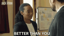 Better Than You Elizabeth Wright GIF - Better Than You Elizabeth Wright Tom Clancys Jack Ryan GIFs