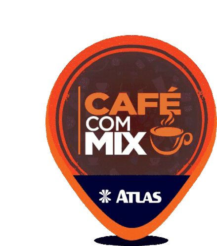 Atlas Pinceis Atlas Sticker - Atlas Pinceis Atlas Cafe Com Mix Stickers