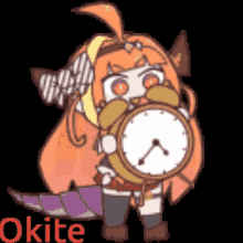 Kiryu Coco Okite Alarm Clock GIF - Kiryu Coco Okite Alarm Clock Alarm GIFs