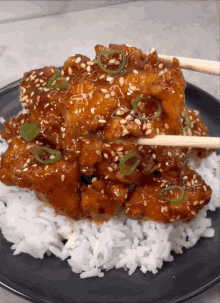 Sesame Chicken Chinese Food GIF - Sesame Chicken Chinese Food Food GIFs