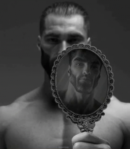 Giga Chad Giga Mirror GIF - Giga Chad Giga Mirror Mirror Chad ...