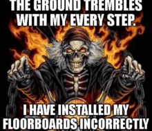 The Ground Trembles With My Every Step I Have Installed My Floorboards Incorrectly GIF - The Ground Trembles With My Every Step I Have Installed My Floorboards Incorrectly GIFs
