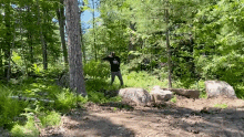 Running Through The Forest Rich Rebuilds GIF - Running Through The Forest Rich Rebuilds Im Being Chased GIFs