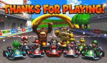Mario_kart_7 Thank You For Playing GIF - Mario_kart_7 Thank You For Playing 3ds GIFs