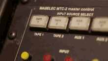 recording machine buttons input isaac hayes