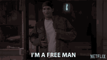 Im A Free Man Ashton Kutcher GIF