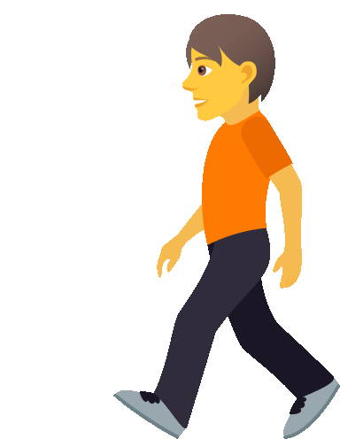 Person Walking People Sticker - Person Walking People Joypixels - Discover  & Share GIFs