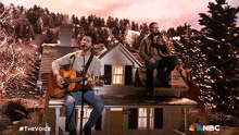 Singing A Duet The Voice GIF - Singing A Duet The Voice Playing The Guitar GIFs