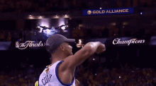 Steph Curry Golden State Warriors GIF - Steph Curry Golden State Warriors Cheer GIFs