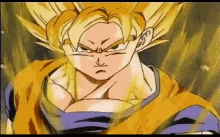 a close up of a cartoon character with a yellow hair