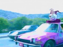 clown clown car driving
