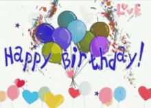 Happy Birthday Balloons GIF - Happy Birthday Balloons Greet GIFs